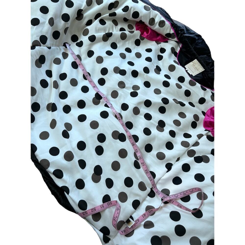 Exquisite Kate Spade Puffer DOWN Jacket Scart Coat Collar $599 Black Size Large - Picture 16 of 16